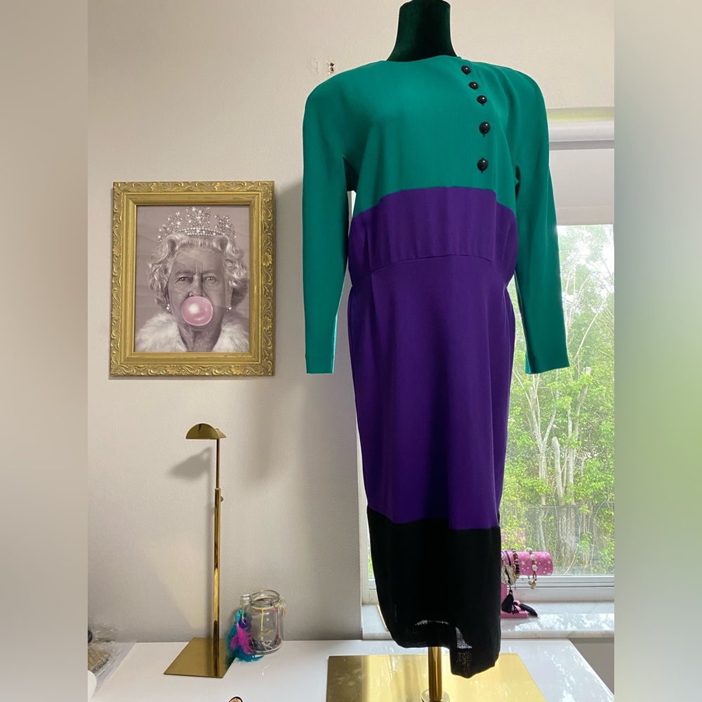 Akris purple dress